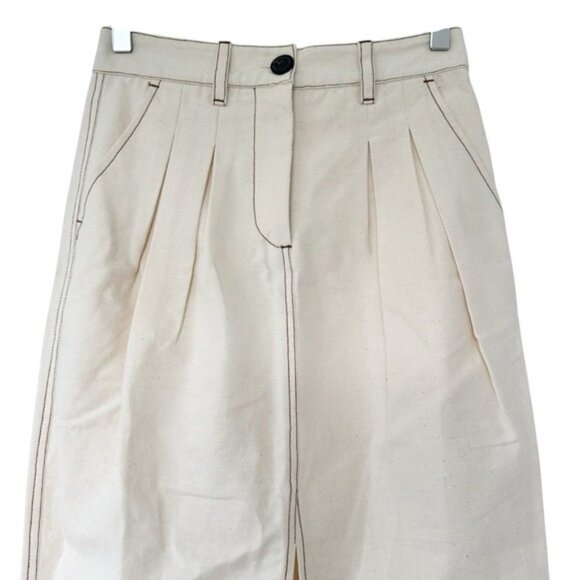 NWOT Mara Hoffman Florence Natural White Cotton Pencil Skirt Size 2 - Picture 5 of 12